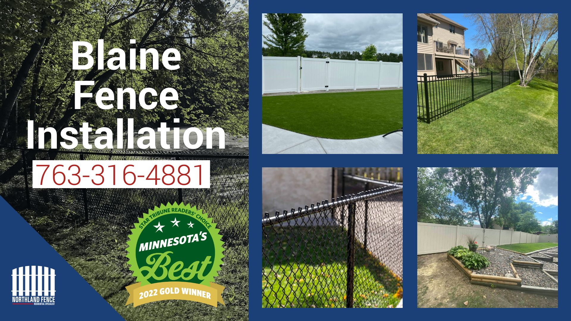 Blaine fence installation contractor