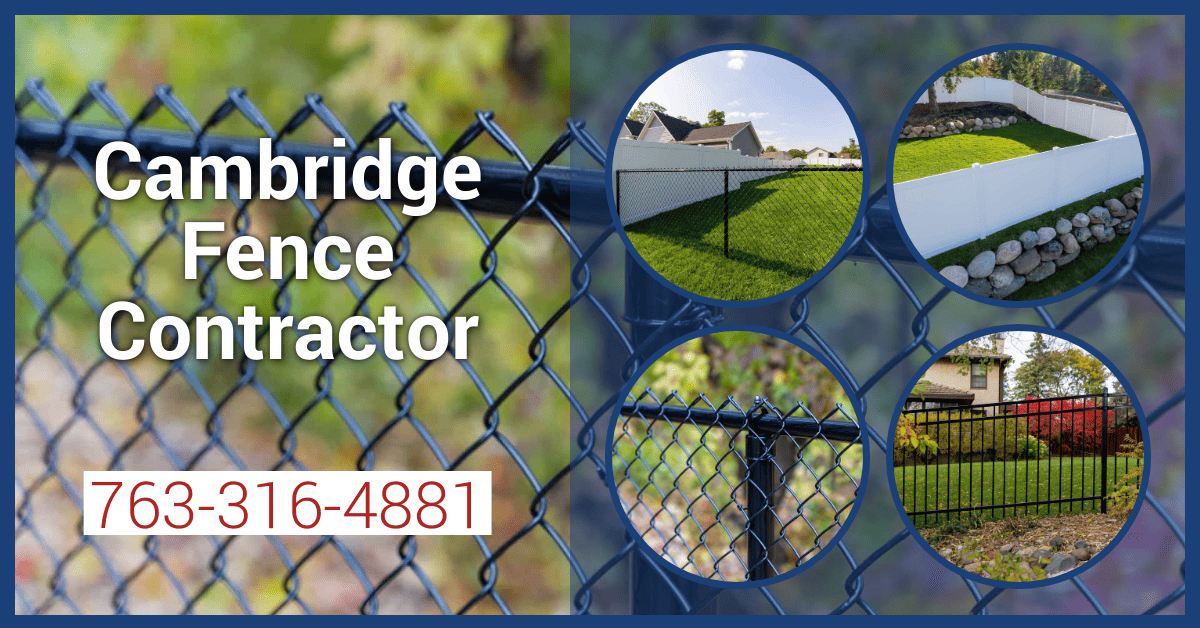 Cambridge fence installation contractors