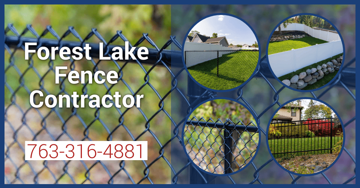 Forest Lake Fence Installation