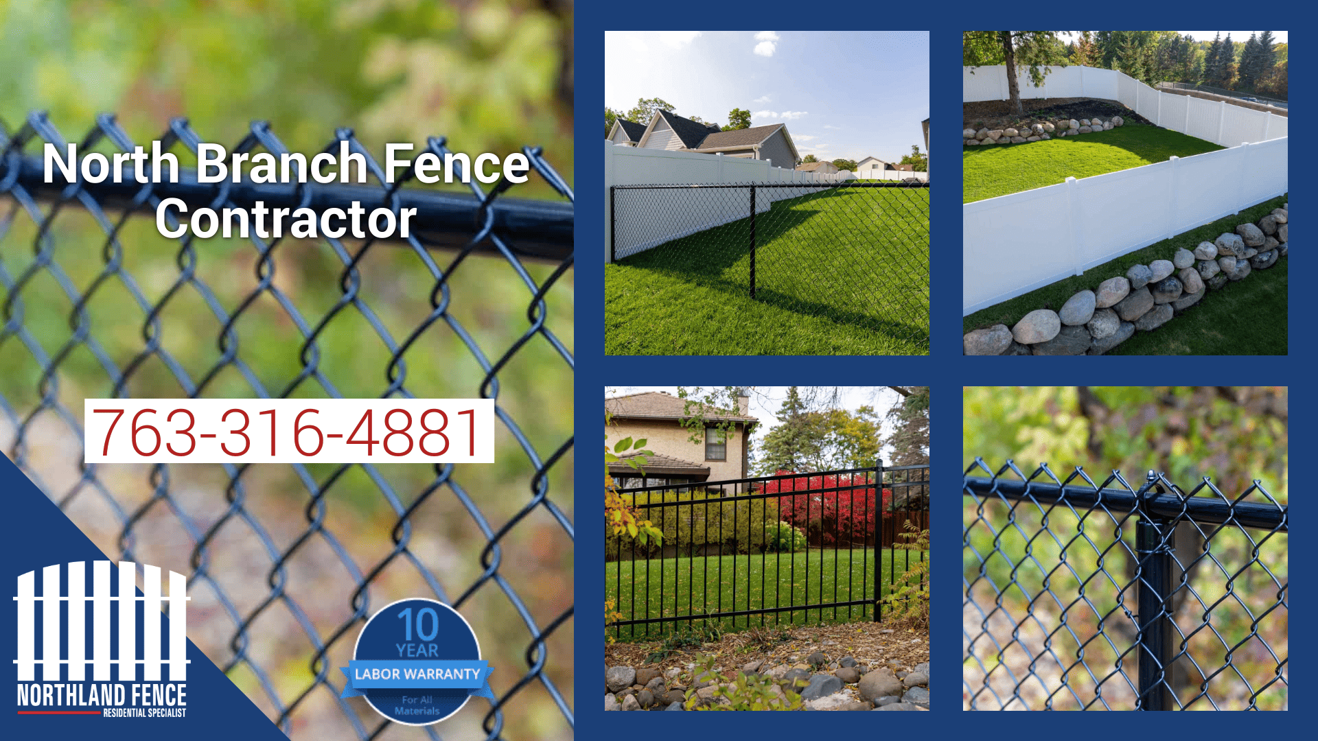 North Branch Fence Installation